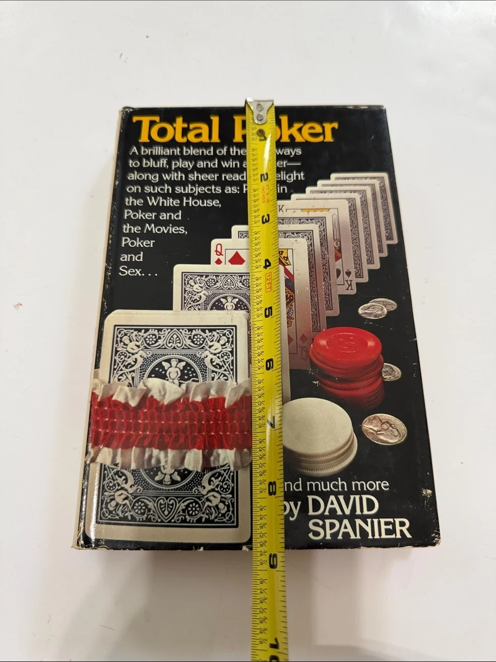 Total Poker by David Spanier- Black Hardcover Book